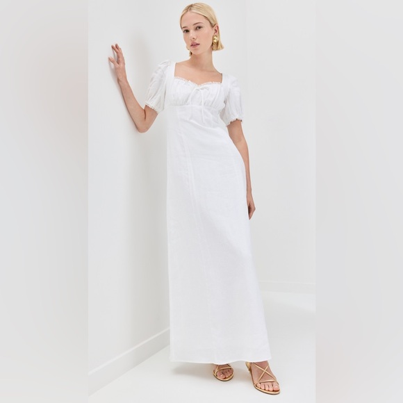 reformation Cherise Linen Dress - Picture 2 of 6